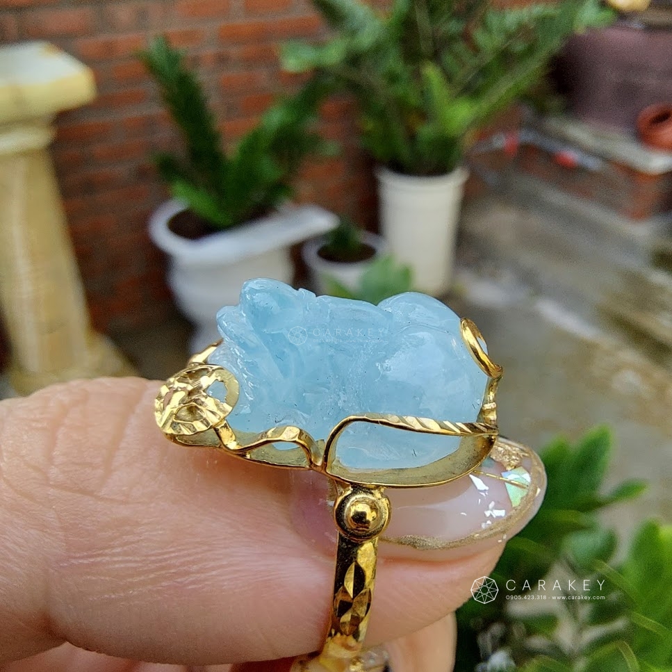 Nhẫn vàng tỳ hưu đá aquamarine, nhẫn đá, nhẫn đá quý, nhẫn cẩm thạch, nhẫn đá ruby, nhẫn đá thạch anh, nhẫn đính đá, nhẫn mặt đá, nhẫn mã não, nhẫn thạch anh, nhẫn bạc đính đá, nhẫn vàng đính đá, nhẫn bằng đá, nhẫn vàng đá quý, nhẫn đá phong thủy, nhẫn bạc đá quý, nhẫn đá quý phong thủy, nhẫn hạt đá